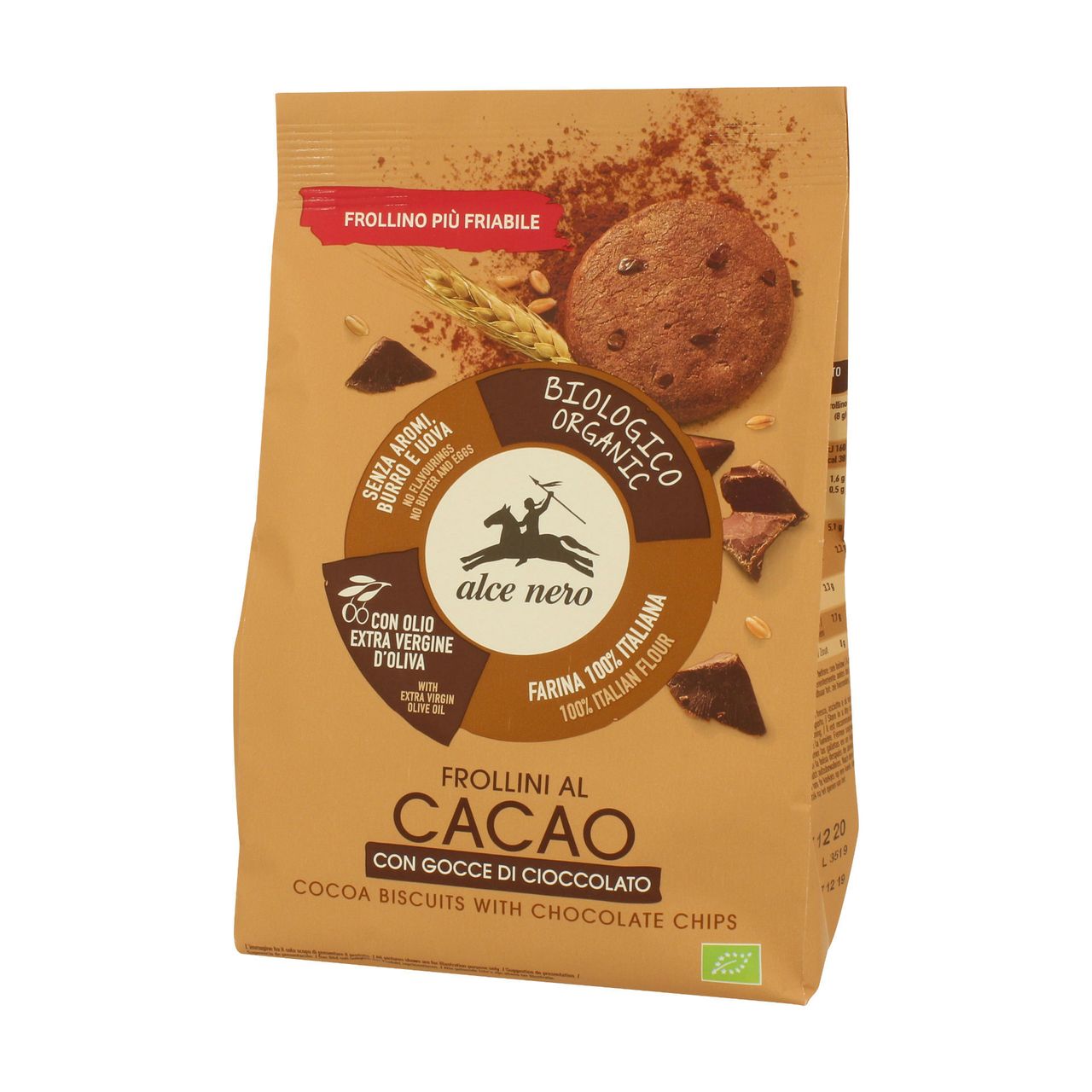 Produkt: Bio Frollini - Kakao Kekse mit Schokoladenflocken - Bio ...